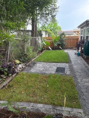 Gallery photos for Backyard Transformation with Drainage Fixes: Image #1